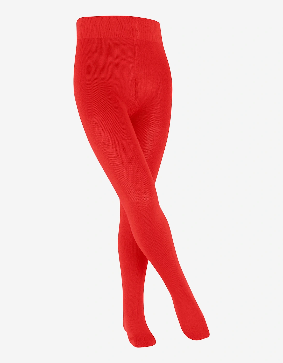 Girls Family Tights in Red, 6 of 5