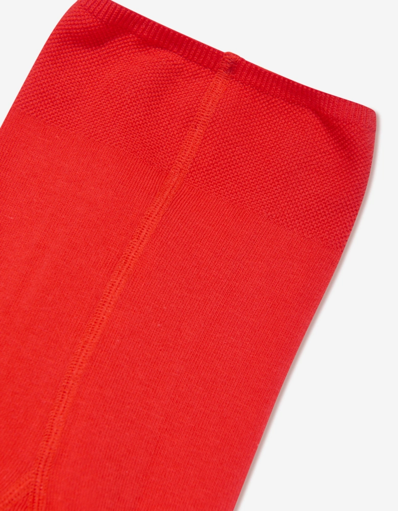 Girls Family Tights in Red