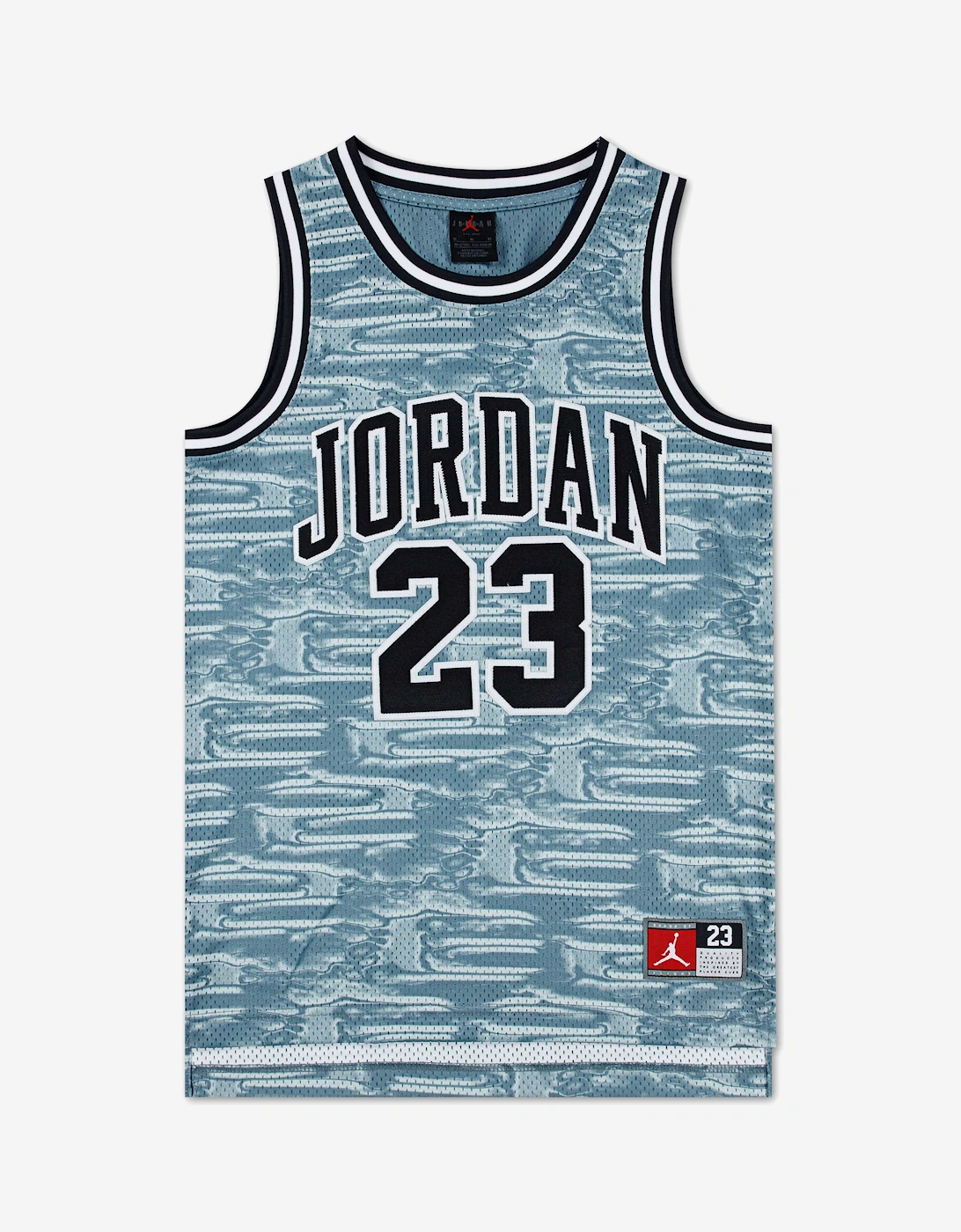 Kids Jordan 23 AOP Jersey in Blue, 5 of 4
