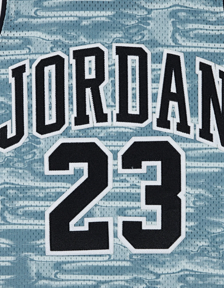 Kids Jordan 23 AOP Jersey in Blue