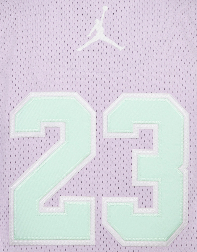 Kids Jordan 23 Jersey in Purple