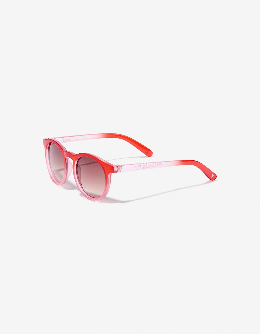 Girl's Molo Girls Sun Shine Sunglasses in Red - Size: ONE size,
