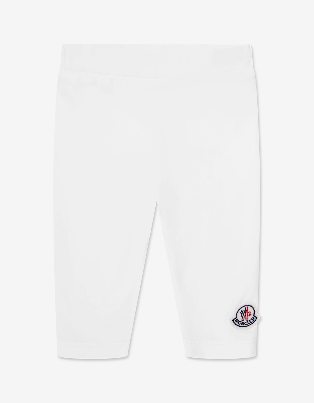 Enfant Baby Girls Logo Leggings in White, 5 of 4
