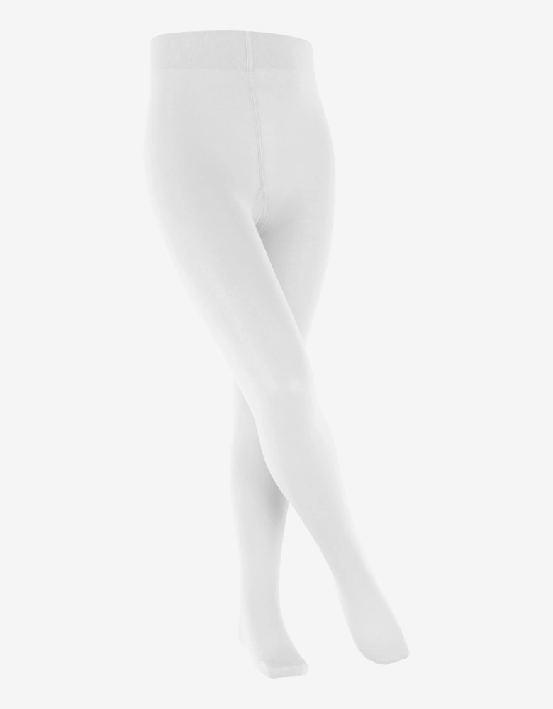 Girls Cotton Touch Tights in White