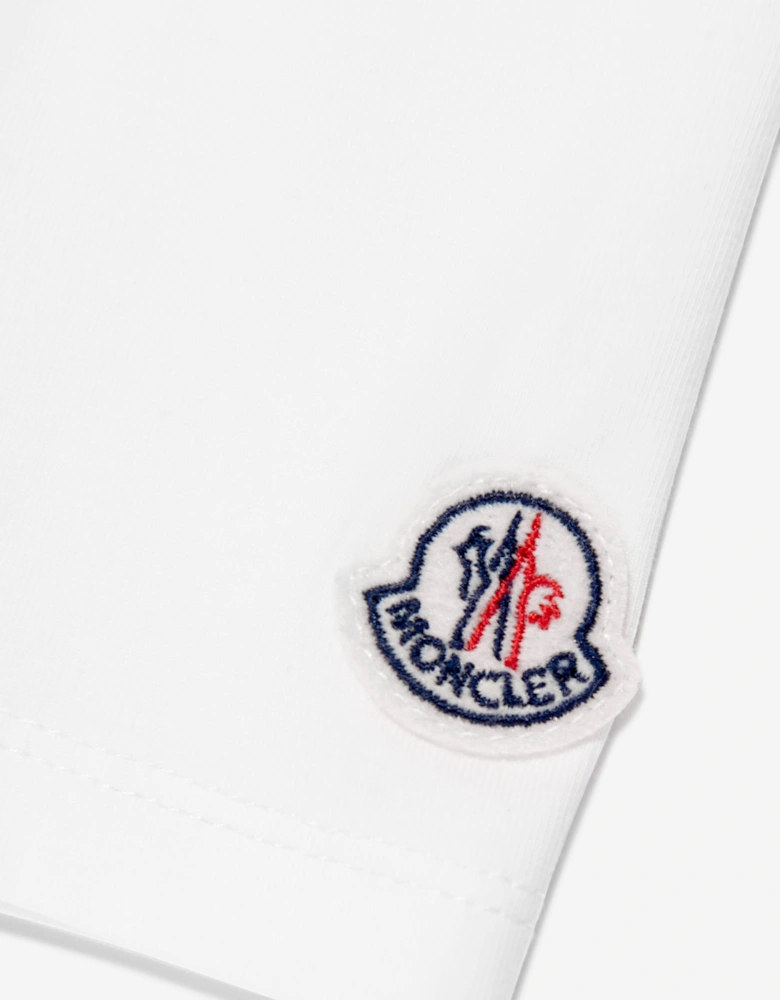 Enfant Baby Girls Logo Leggings in White