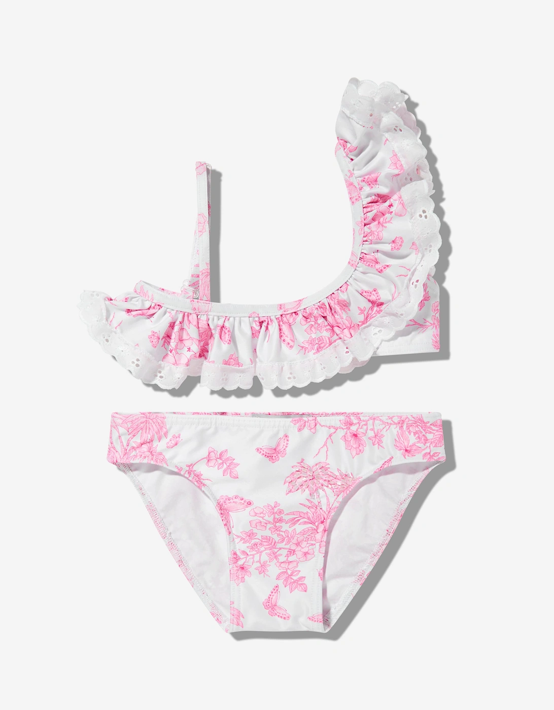 Girls Butterflies Bikini in Pink, 5 of 4