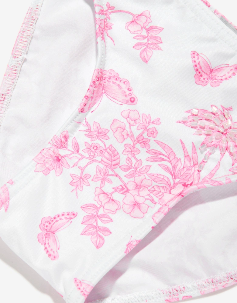 Girls Butterflies Bikini in Pink