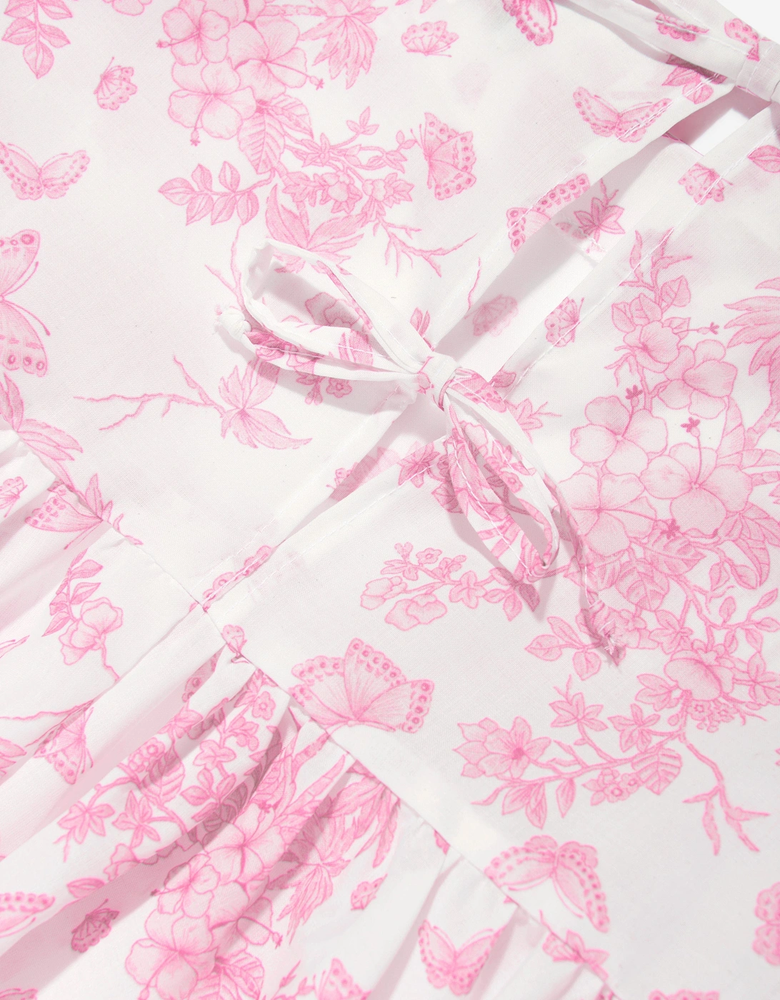 Girls Butterflies Dress in Pink