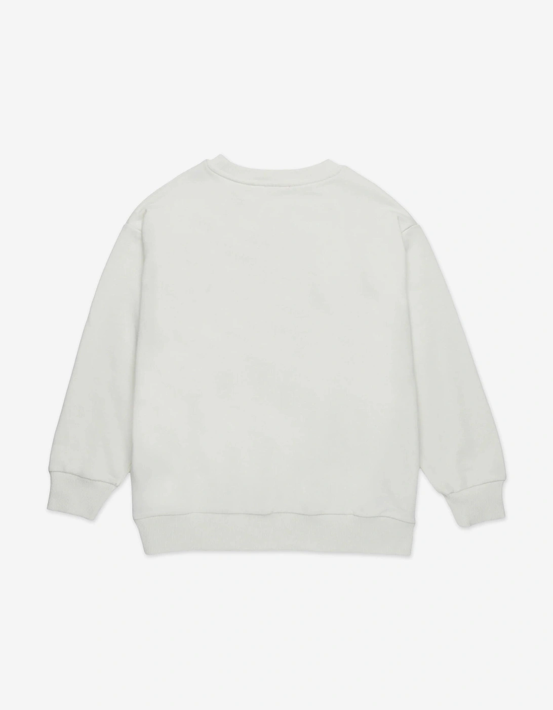 Girls Seruffix Logo Sweatshirt in Grey