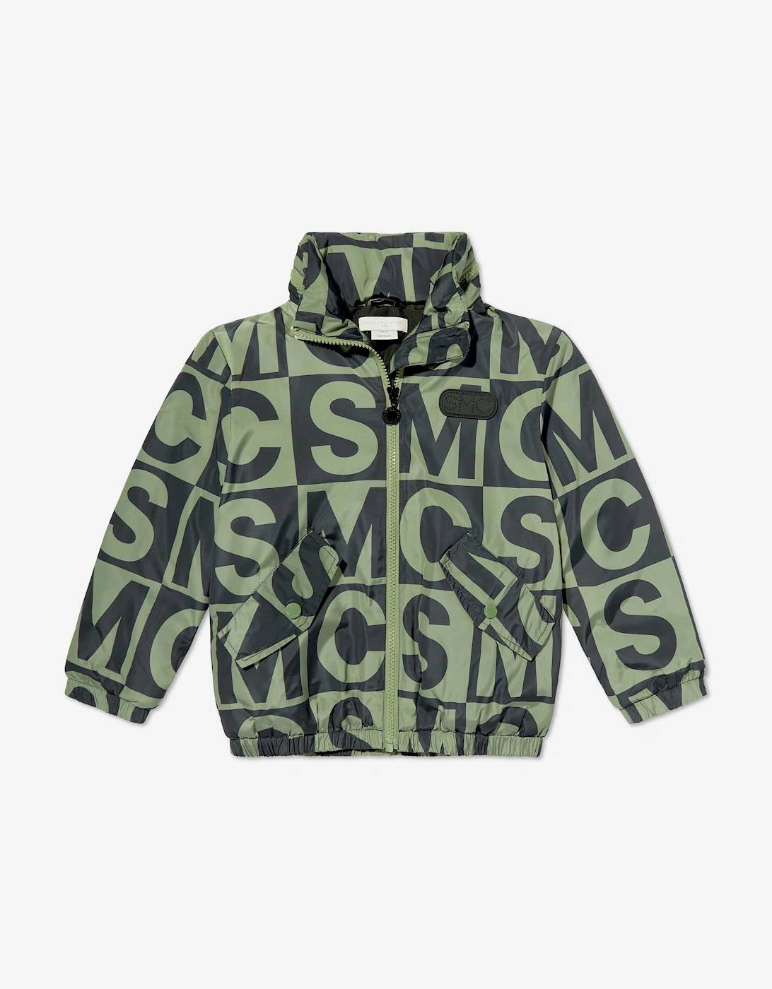Boys Logo Block Jacket in Green, 5 of 4