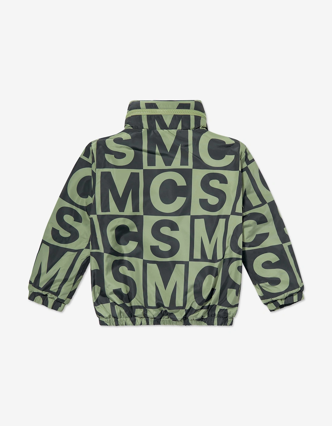 Boys Logo Block Jacket in Green