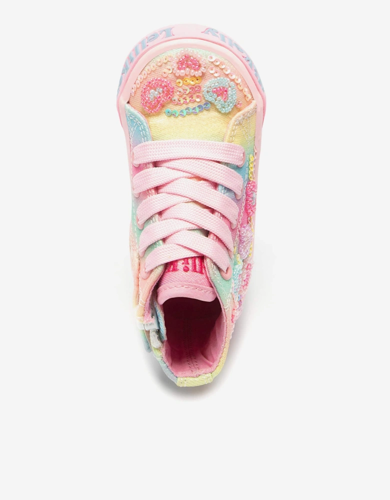 Girls Nadia Baseball Boots in Pink