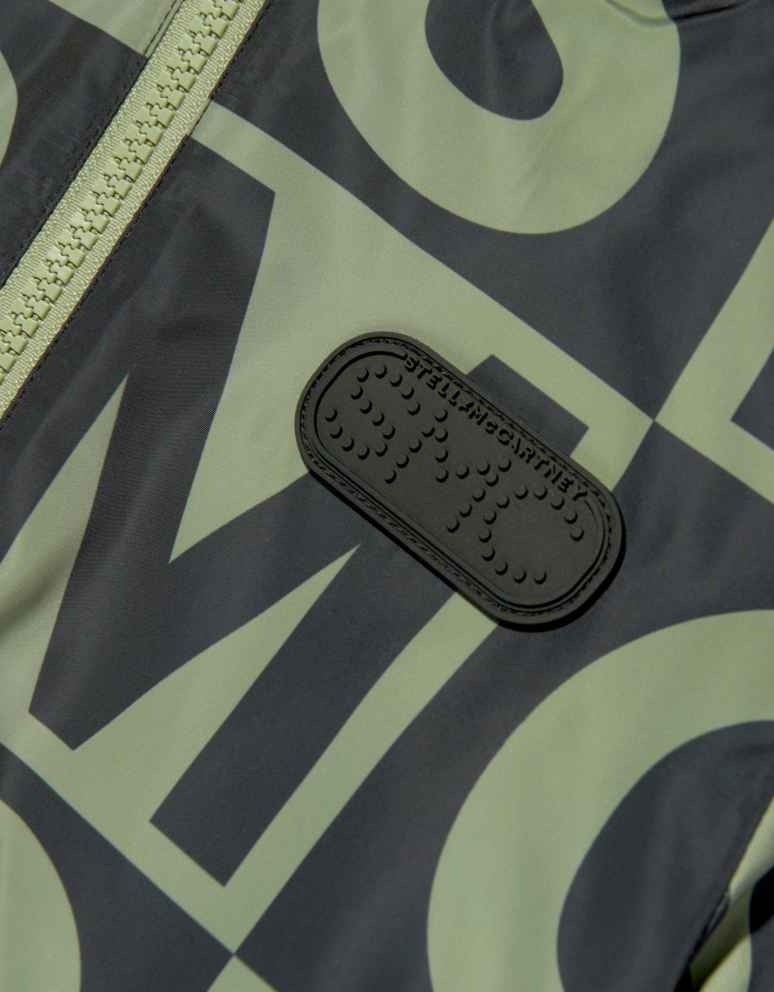 Boys Logo Block Jacket in Green