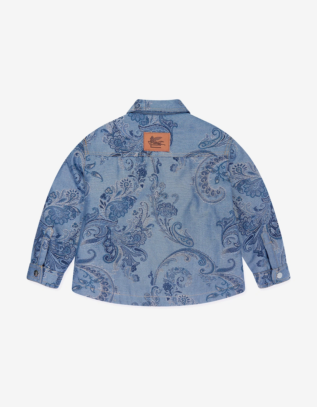 Kids Paisley Print Jacket in Blue