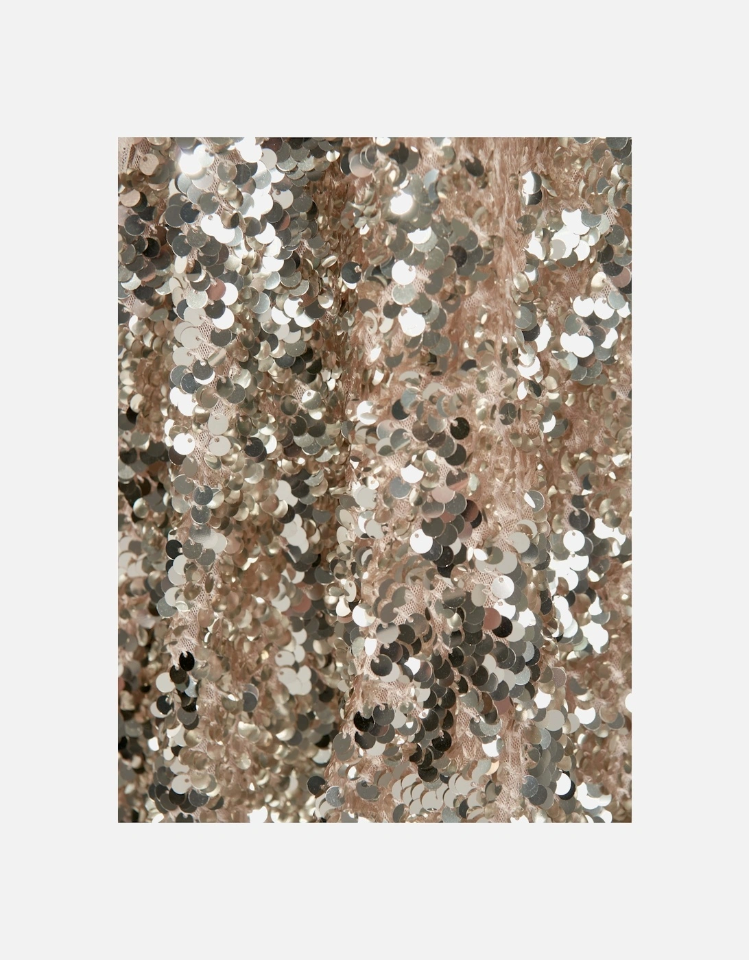 Girls Hallie Sequin Dress in Gold