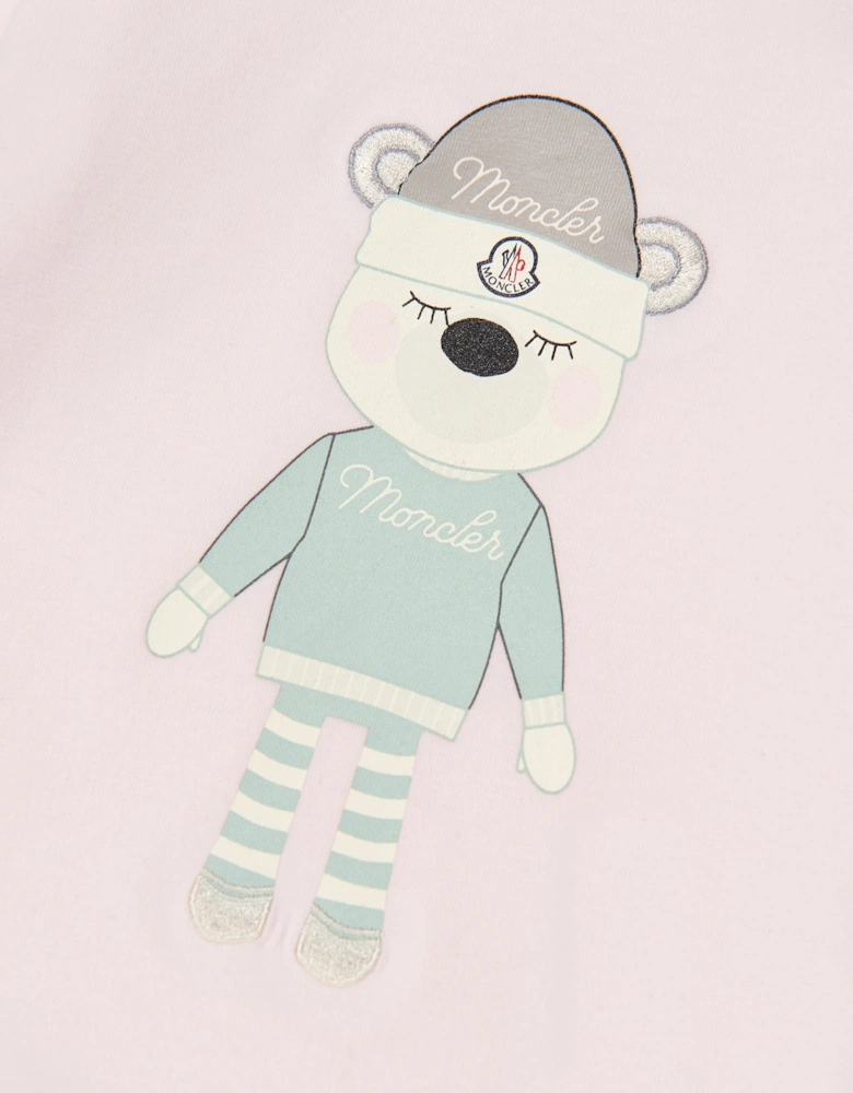 Enfant Baby Girls Long Sleeve T-Shirt in Pink