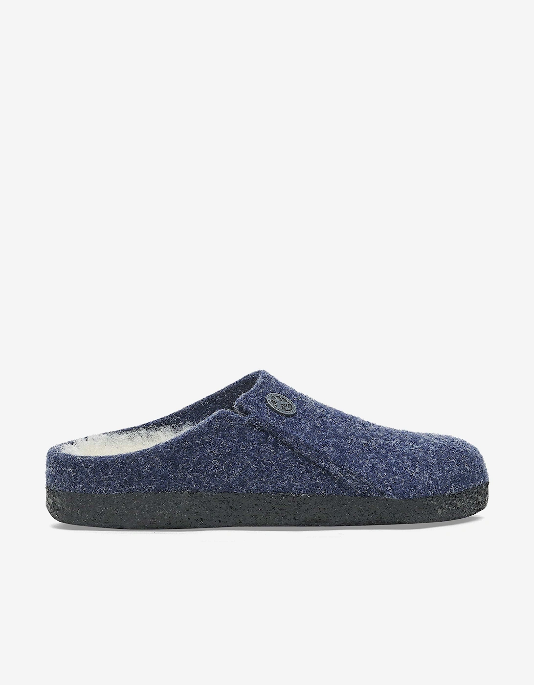 Boys Zermatt Shearling Slippers in Navy, 5 of 4