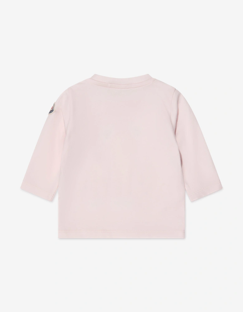 Enfant Baby Girls Long Sleeve T-Shirt in Pink