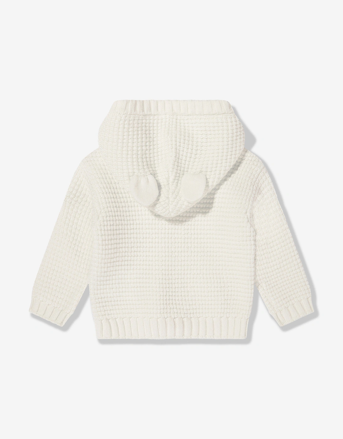 Baby Wool Zip Up Top in Ivory