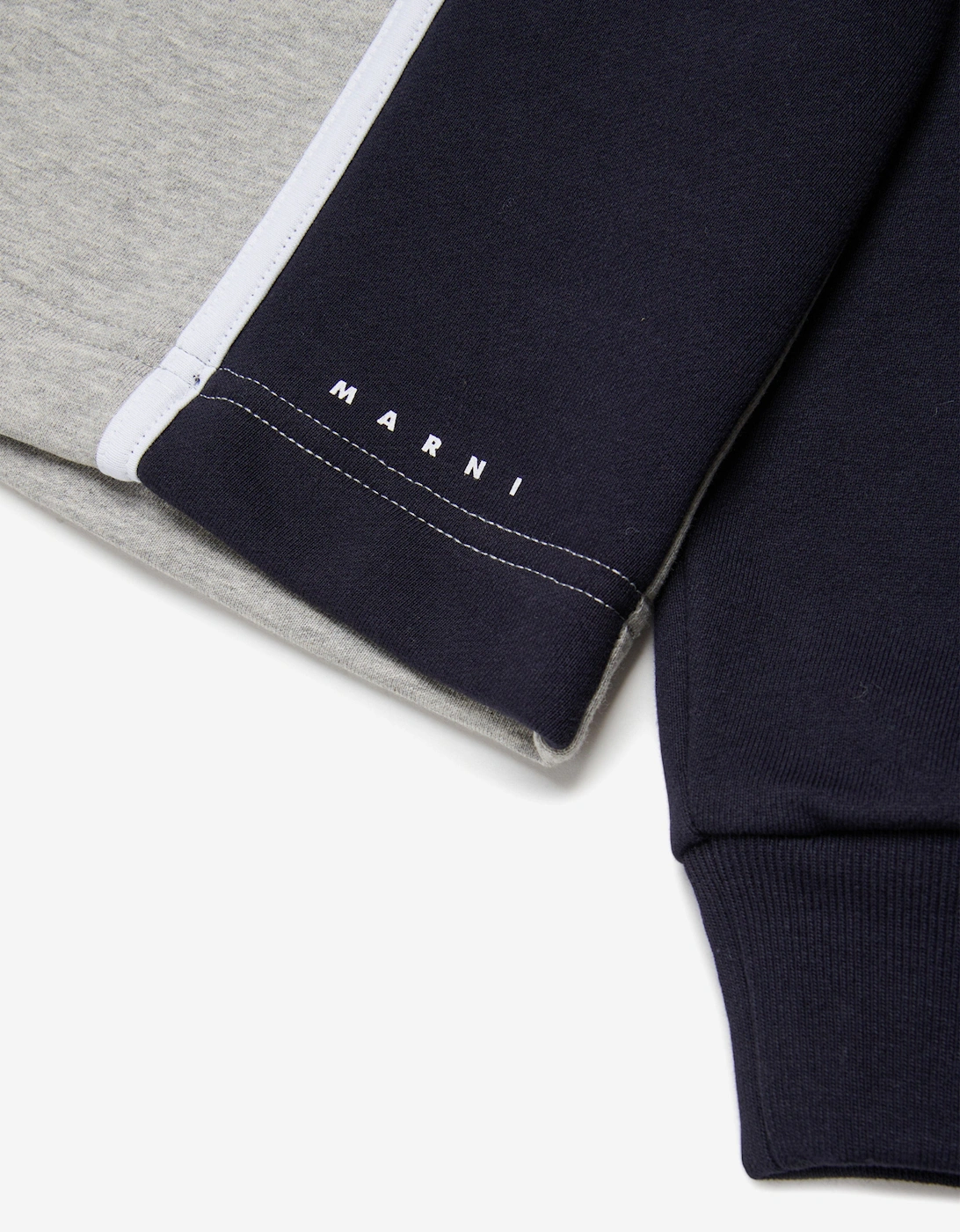 Kids Colourblock Sweatshirt in Navy