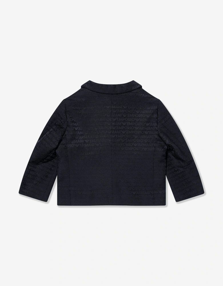 Baby Boys Logo Blazer in Navy