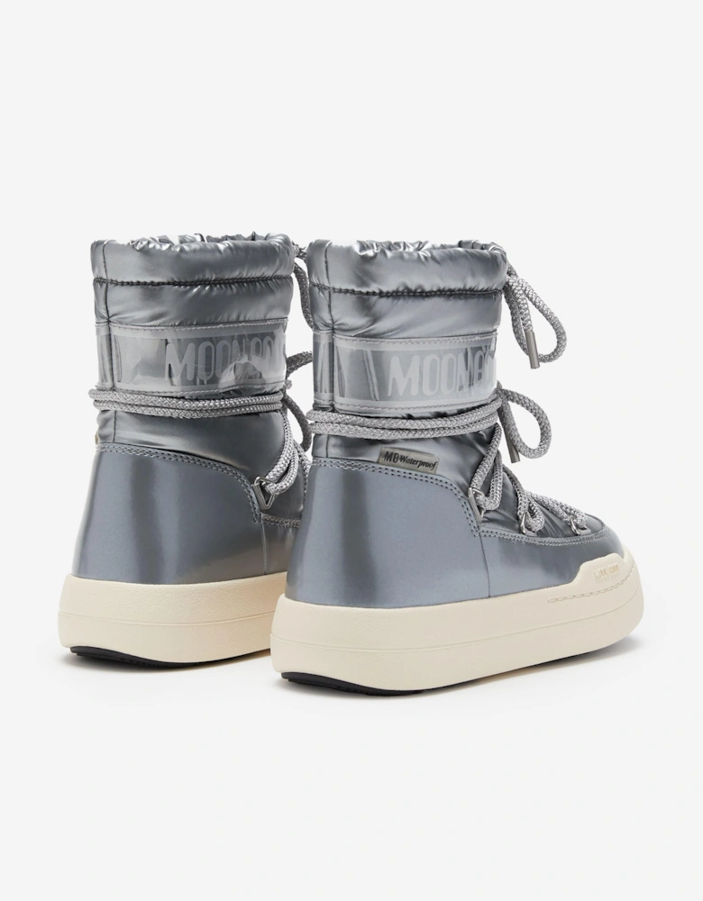 Moon Boot Kids JR Park Boots in Silver