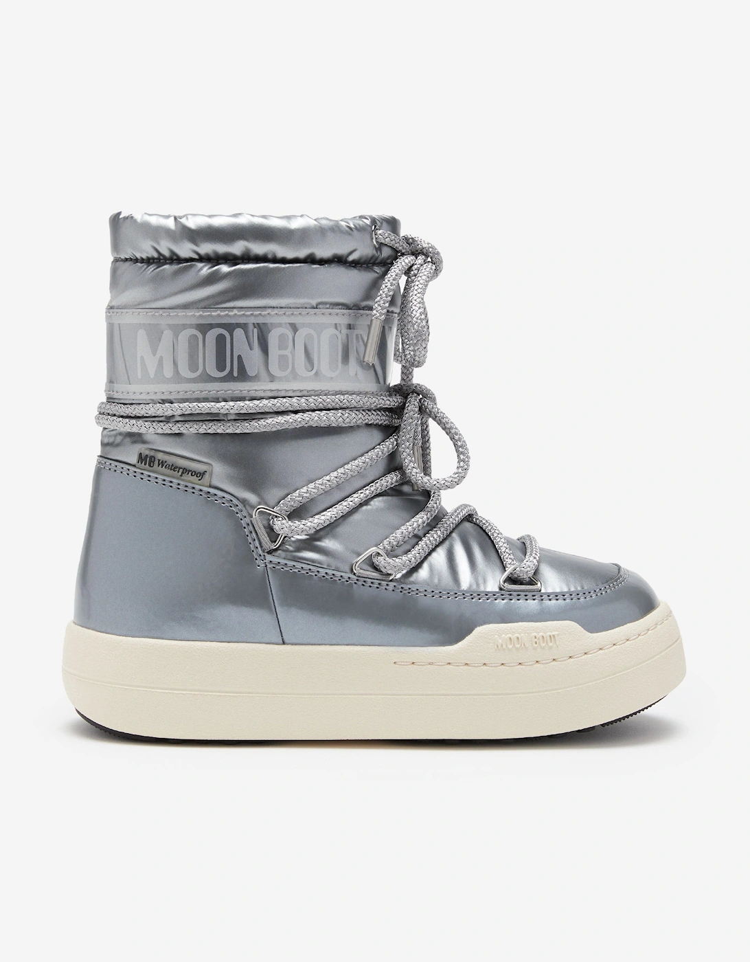 Moon Boot Kids JR Park Boots in Silver, 5 of 4