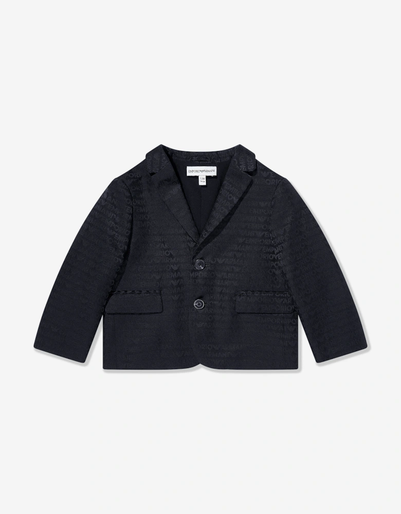 Baby Boys Logo Blazer in Navy