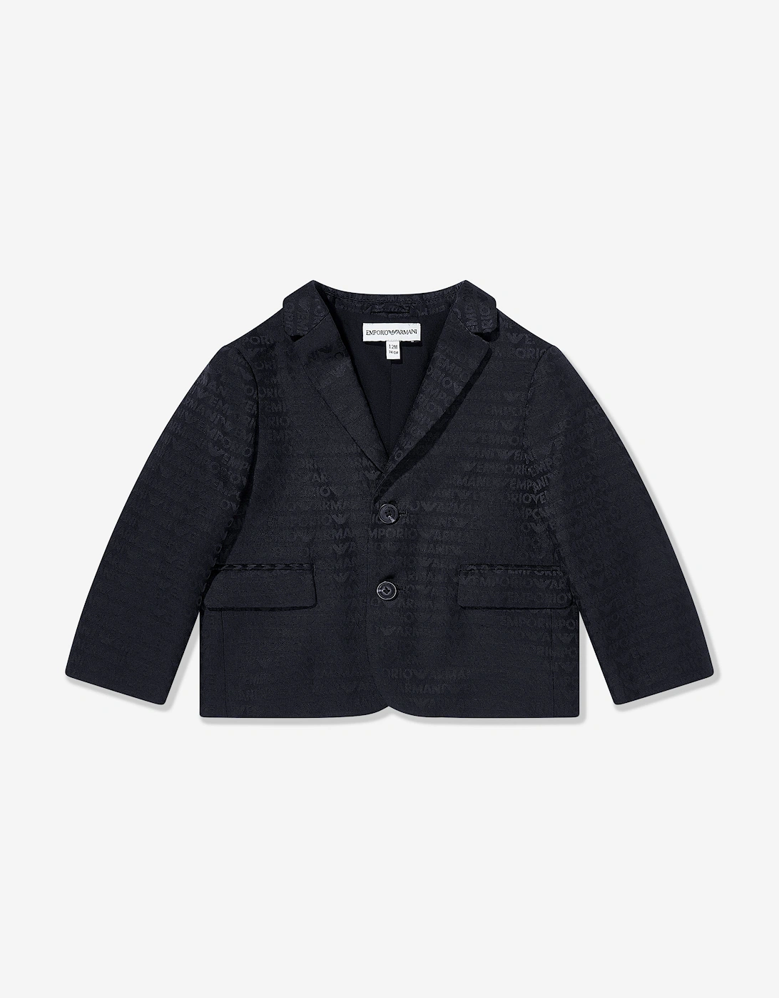 Baby Boys Logo Blazer in Navy, 5 of 4