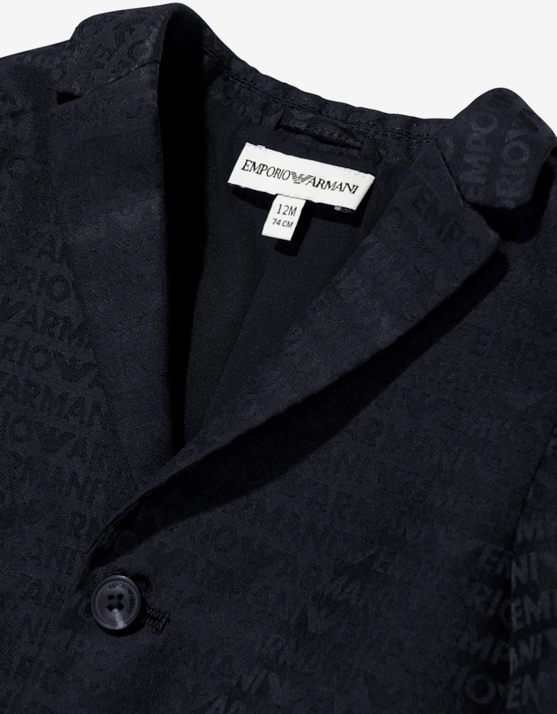 Baby Boys Logo Blazer in Navy