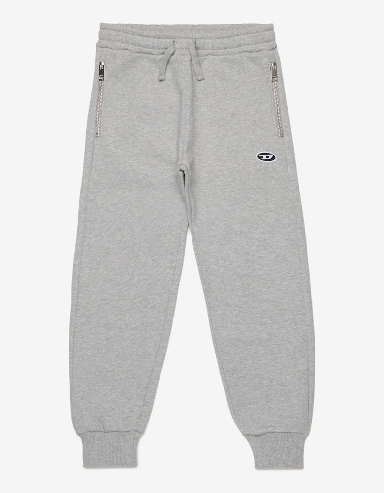 Boys Logo Joggers in Grey
