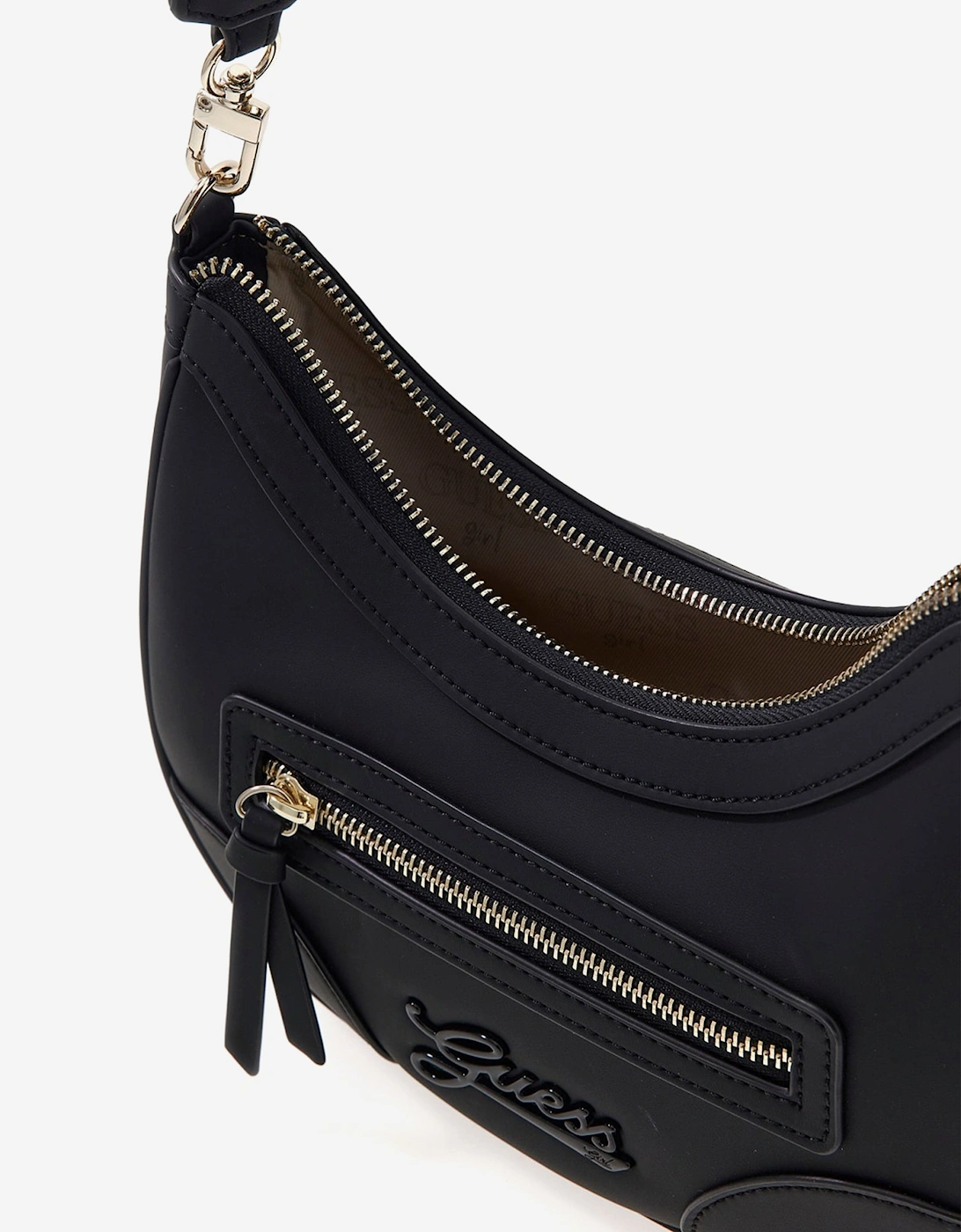 Girls Logo Shoulder Bag in Black(23cm)