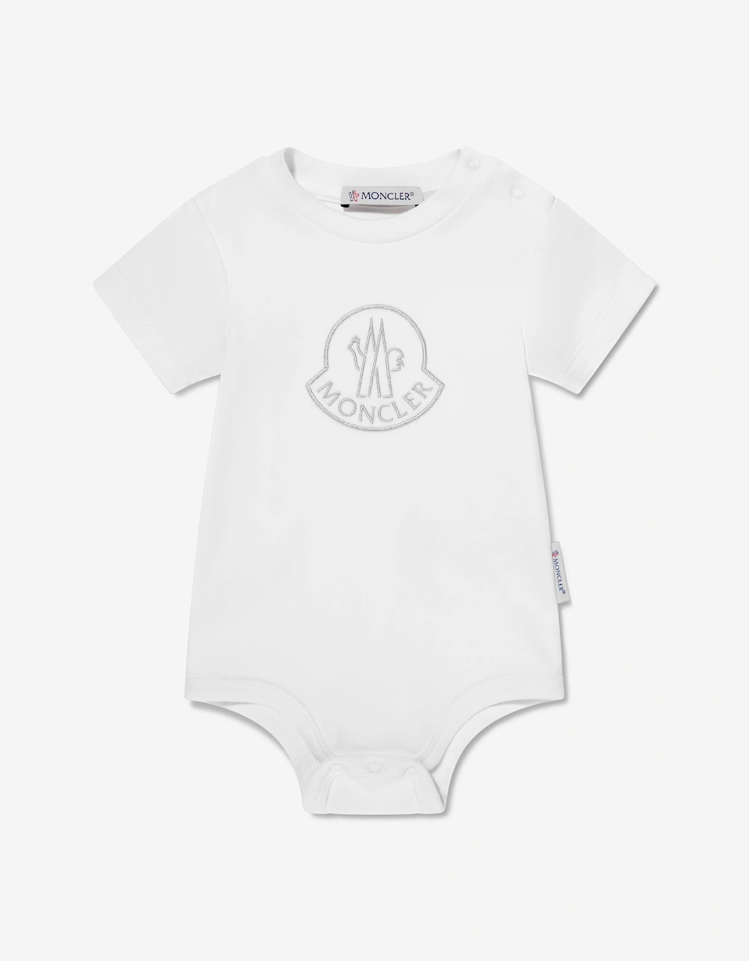Enfant Baby Logo Bodysuit in White, 5 of 4