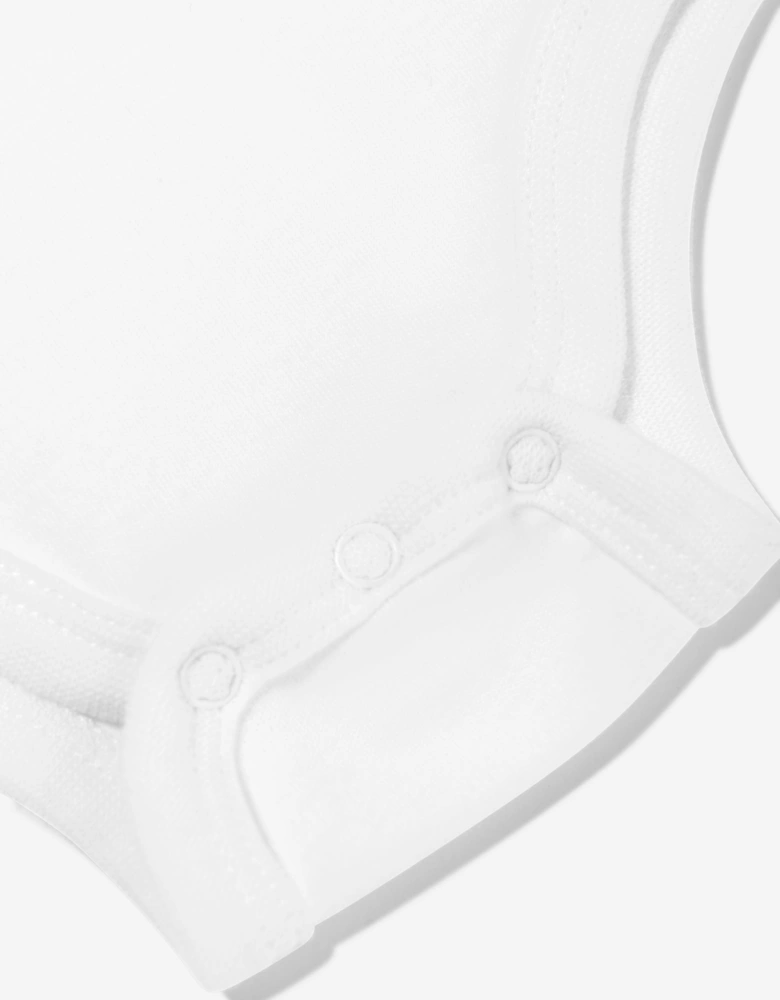 Enfant Baby Logo Bodysuit in White