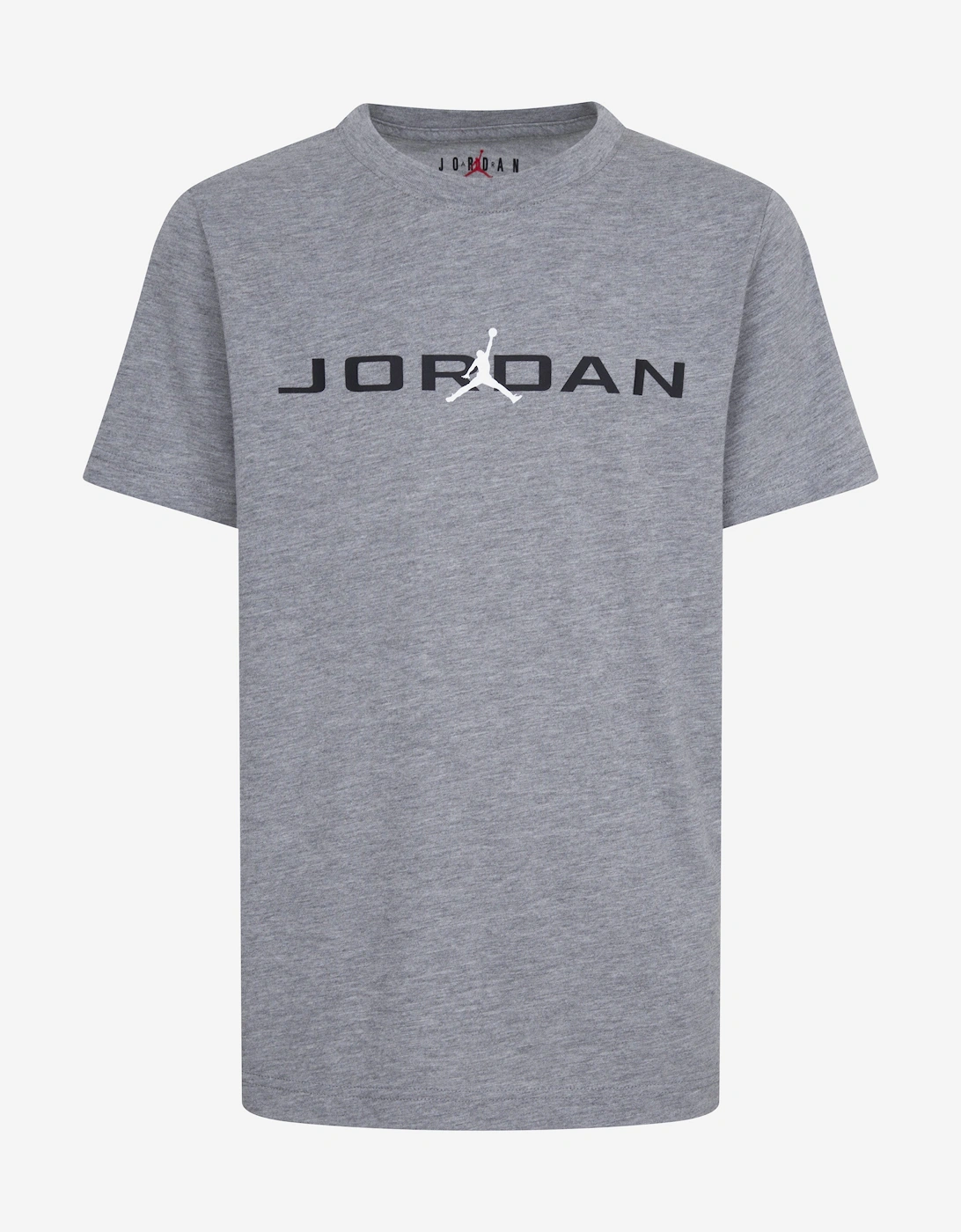 Nike Jordan Boys Grey 'S Jordan Mj Stretch Hbr T-Shirt In - Size: 10 Years/11 Years/12 Years Kids