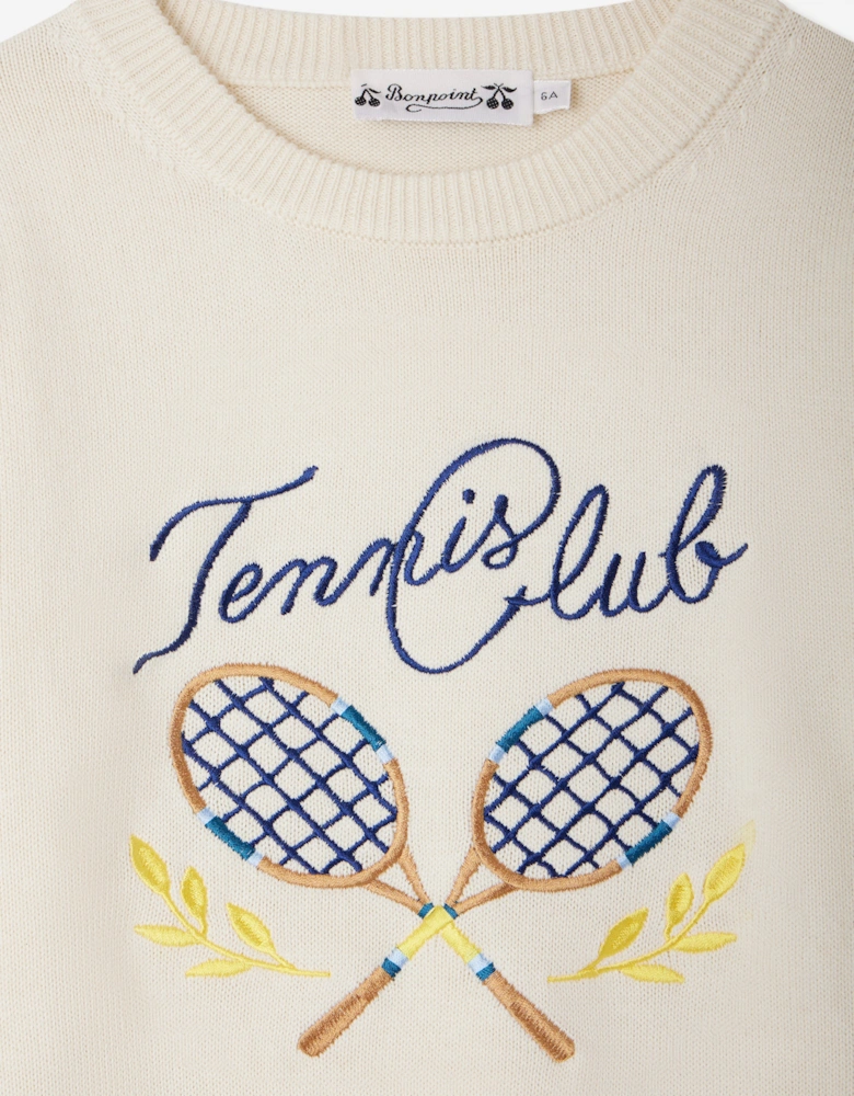 Boys Elvir Jumper in Ivory