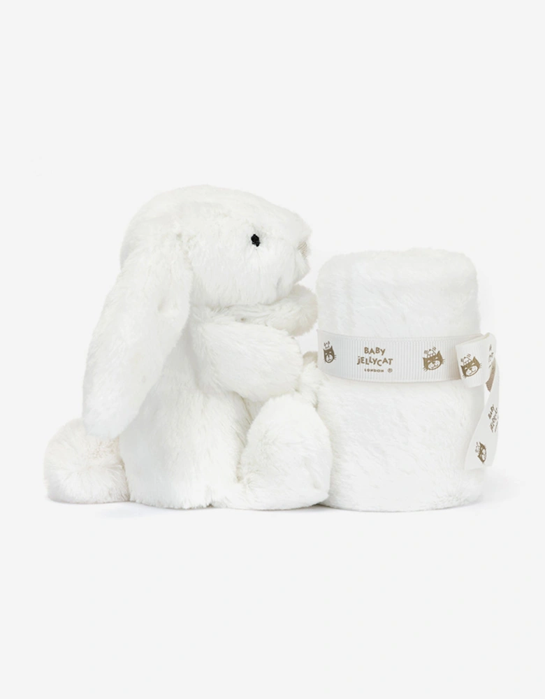 Bashful Luxe Bunny Luna Soother in White (34cm)
