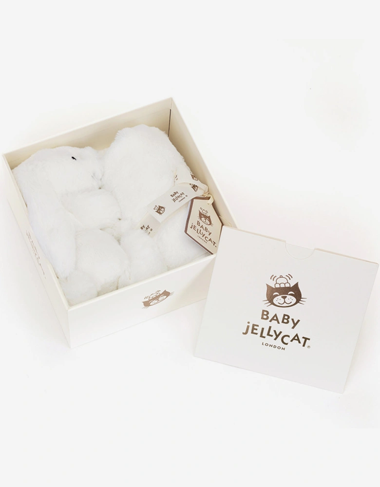 Bashful Luxe Bunny Luna Soother in White (34cm)