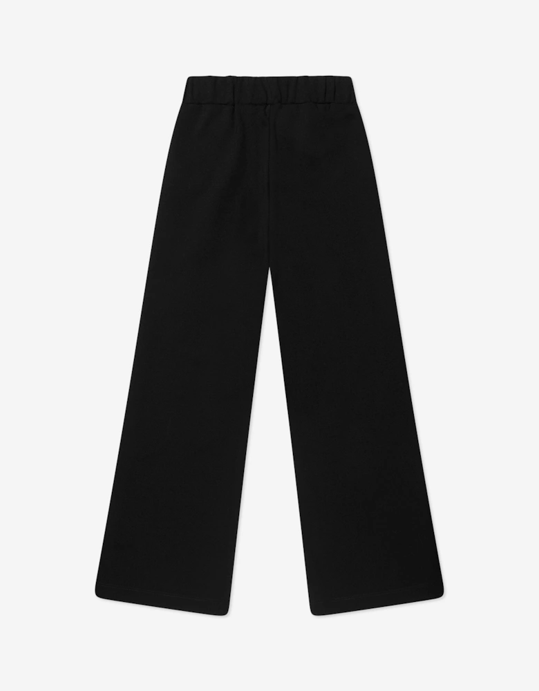 Girls Branded Joggers in Black