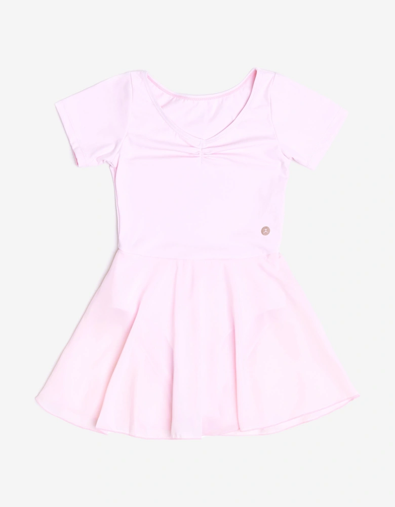 Girls Tendu Leotard With Skirt in Pink