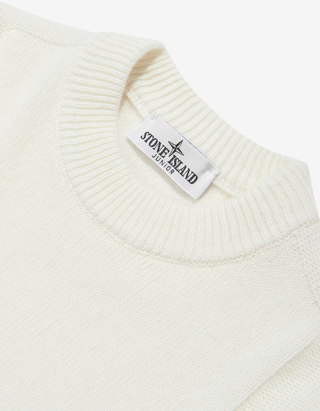 Boys Wool Knitted Jumper in Ivory