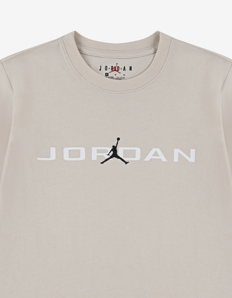 Boys MJ Stretch HBR T-Shirt in Beige