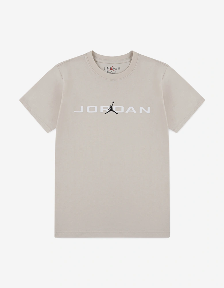 Boys MJ Stretch HBR T-Shirt in Beige