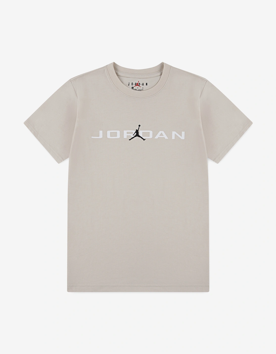 Boys MJ Stretch HBR T-Shirt in Beige, 5 of 4