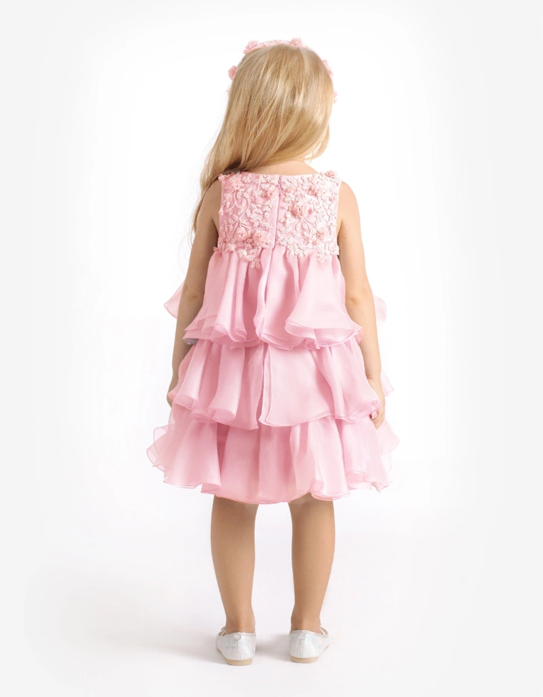 Girls Lumi Dress in Pink