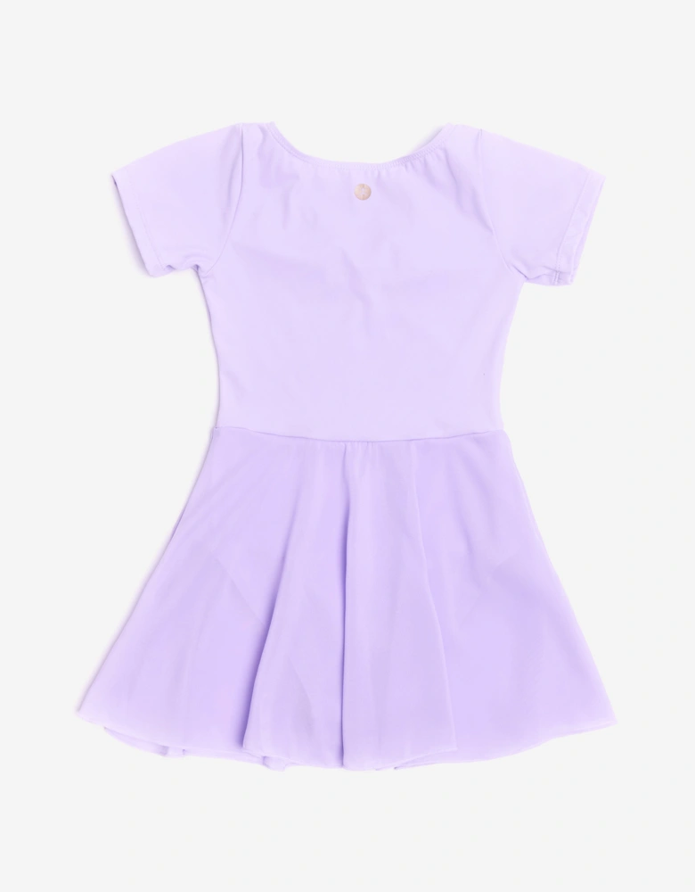 Girls Tendu Leotard With Skirt in Purple