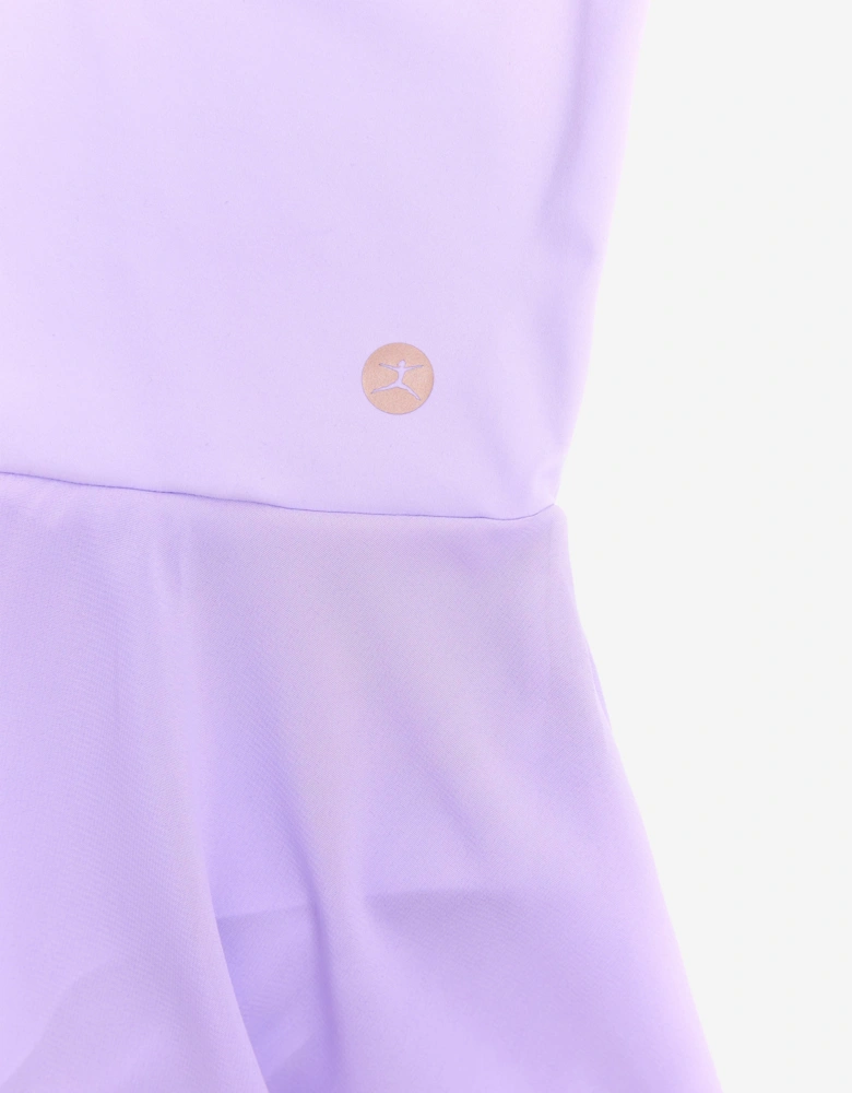 Girls Tendu Leotard With Skirt in Purple