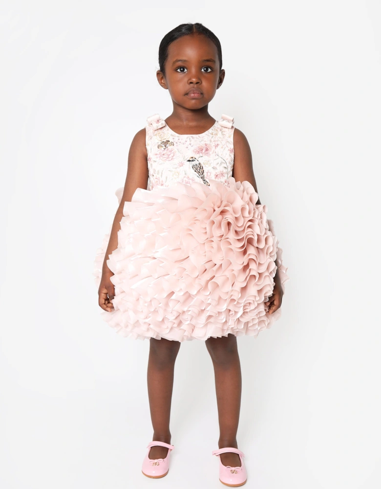 Girls Pomme Dress in Blush