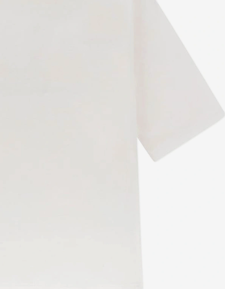 Girls Midi Logo T-Shirt in White