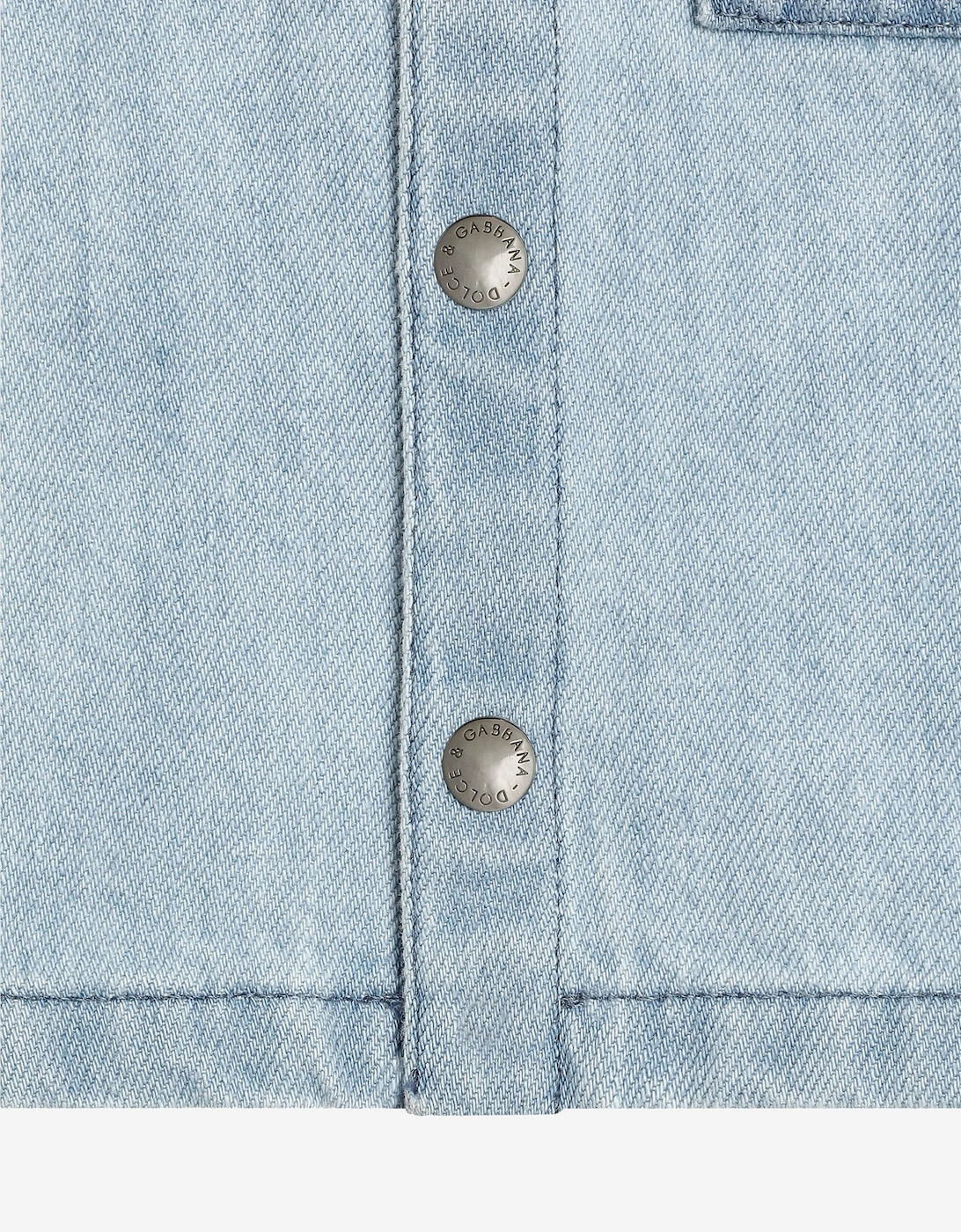 Baby Boys Logo Pocket Denim Shirt in Blue